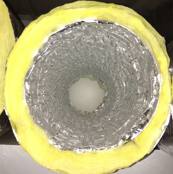 Fireproof Glasswool Flexible Aluminum Foil Duct Air Condition Flexible Duct