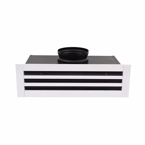 HVAC Aluminum Directiona Ceiling Linear Slot Air Diffuser with Black Blade Fixed Core for Air Supply Vent