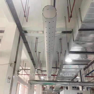 Customized HVAC Fabric Ducting Textile Air Ducts Air Supply System Air Dispersion System
