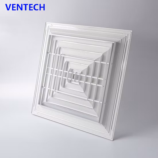 China Suppliers Ventilation Square Ceiling Air Diffuser