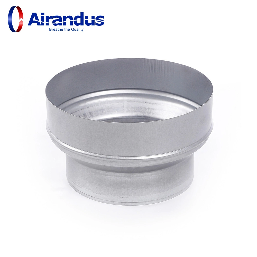 Wholesale Factory Price HVAC Ventilation System Ducting RC Reducer Connector Stainless Steel Air Duct Spiral Fitting Reducer