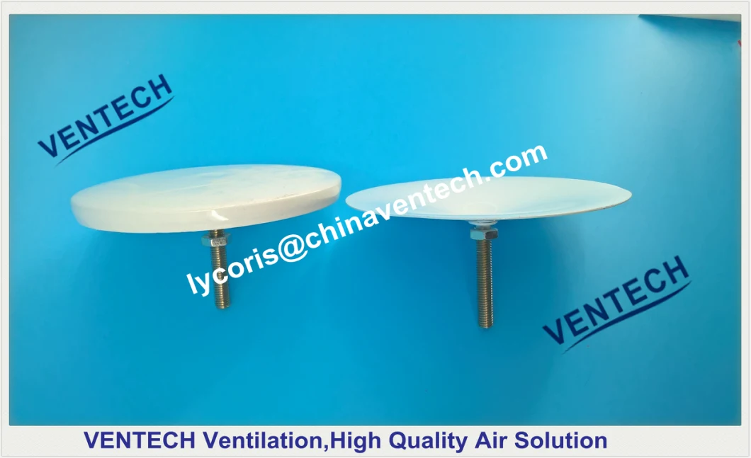 Round Shapy Supply Air Diffuser Disc Valve Metal Disc Valve for Ventilation