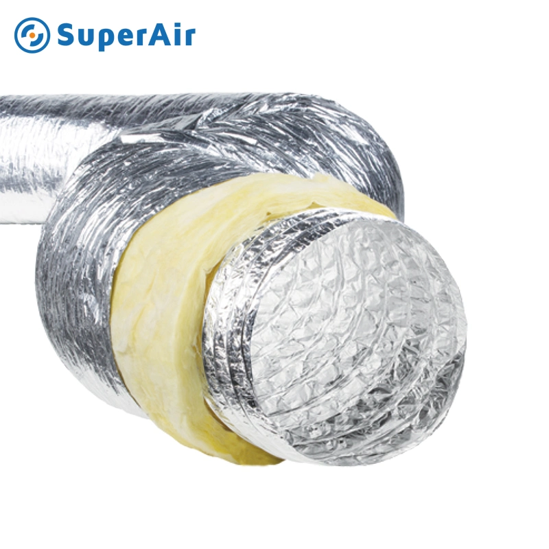 Factory Price Acoustic Insulated Aluminium Flexible Duct for HVAC