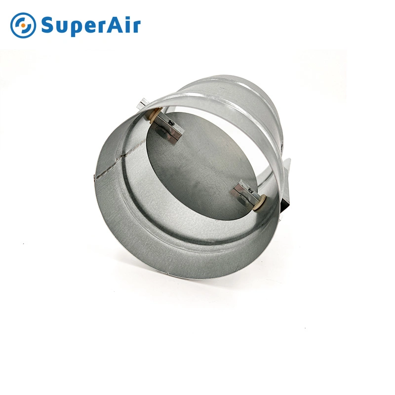 HVAC Spiral Fitting Metal Round Volume Control Damper