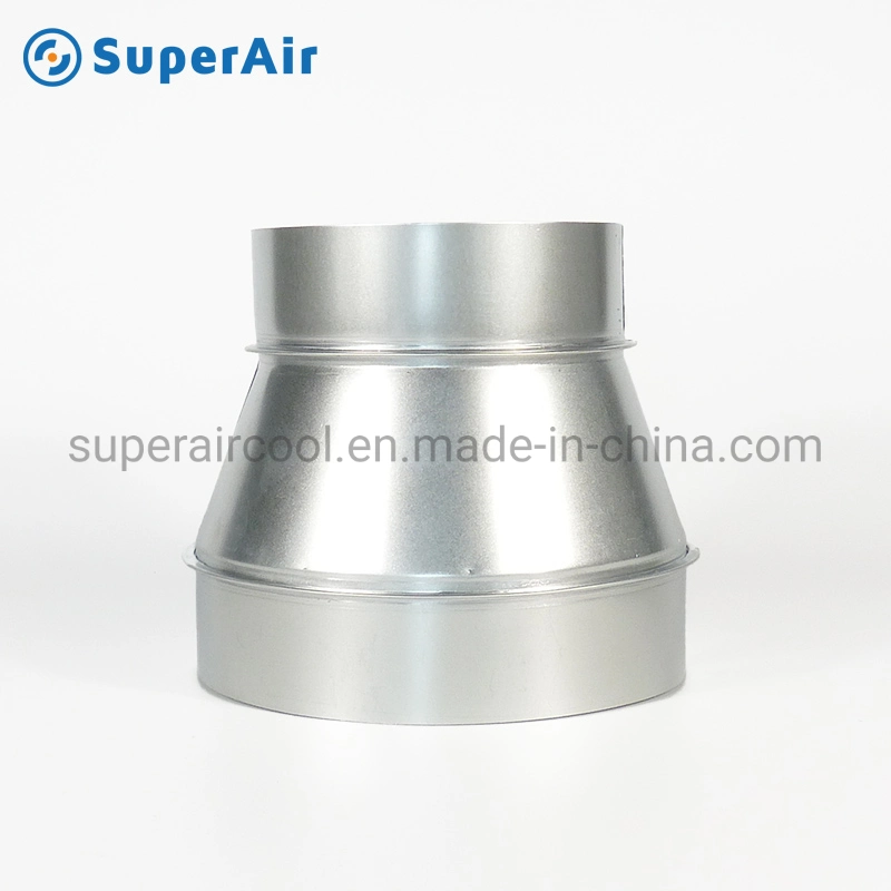 HVAC System Spiral Duct Fittings Reducer