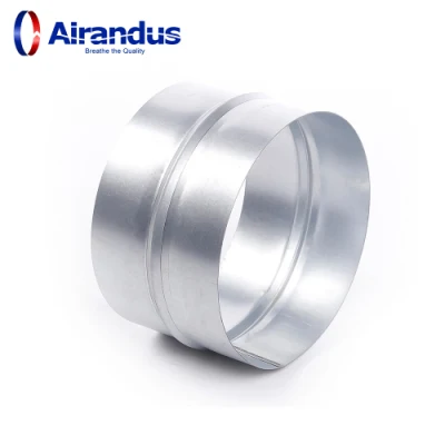 Factory HVAC Ventilation Air Duct Galvanized Steel Spiral Duct Fitting Coupling