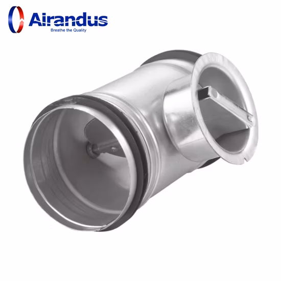Wholesale Factory Ventilation Round Air Flow Volume Regulating Damper Controller Damper for Air Conditioning Duct