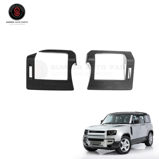 High Quality AC Frame Product DEF4X4 ABS Chrome/Oak wood grain SIDE AIR VENT COVER for 2020 new defender 90/110