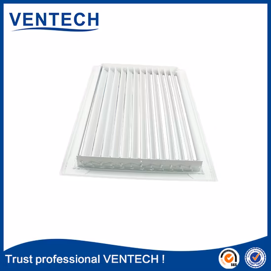 HVAC System Aluminum Customerized Sizes White Indoor Return Air Grille