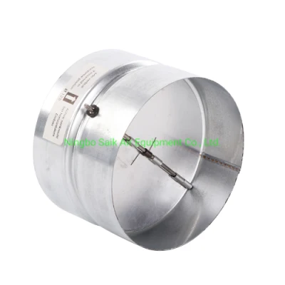 Ventilation Air Spiral Duct Back Draught Shutter Fitting